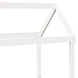 fehér tömör fenyőfa gyerekágytető 118 x 70 x 176,5 cm