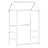 fehér tömör fenyőfa gyerekágytető 98 x 70 x 176,5 cm