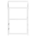 fehér tömör fenyőfa gyerekágytető 98 x 70 x 176,5 cm