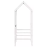 fehér tömör fenyőfa gyerekágytető 98 x 70 x 176,5 cm