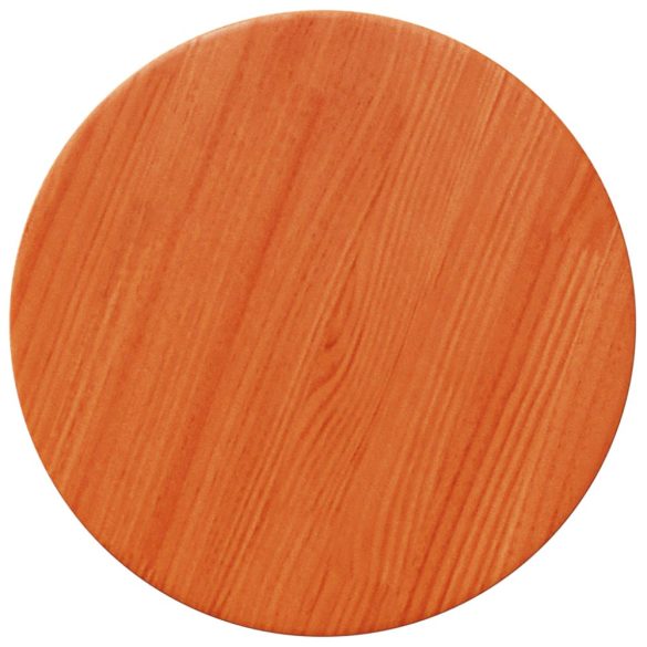 viaszbarna tömör fenyőfa kerek asztallap Ø30 x 2,5 cm