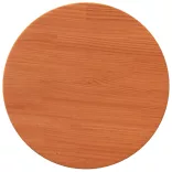 viaszbarna tömör fenyőfa kerek asztallap Ø40 x 2,5 cm