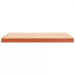 viaszbarna tömör fenyőfa ágykeret 150 x 200 cm