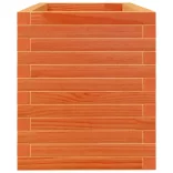 viaszbarna tömör fenyőfa kerti virágtartó 90 x 40 x 45,5 cm