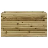 impregnált fenyőfa kerti virágláda 90 x 40 x 45,5 cm