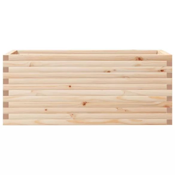 tömör fenyő kerti virágláda 110 x 40 x 45,5 cm