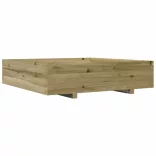 impregnált fenyőfa kerti virágtartó 100 x 100 x 26,5 cm