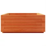 viaszbarna tömör fenyőfa kerti virágláda 90x60x26,5 cm