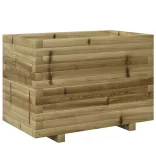 impregnált fenyőfa kerti virágtartó 70 x 40 x 49,5 cm