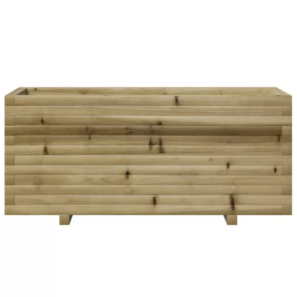 impregnált fenyőfa kerti virágláda 110 x 40 x 49,5 cm