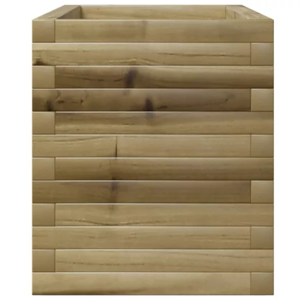 impregnált fenyőfa kerti virágláda 110 x 40 x 49,5 cm