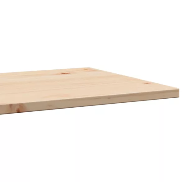 tömör fenyőfa négyzet alakú asztallap 40 x 40 x 1,7 cm