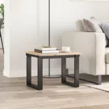 tömör fenyőfa négyzet alakú asztallap 50 x 50 x 1,7 cm