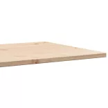 tömör fenyőfa téglalap alakú asztallap 80 x 50 x 1,7 cm