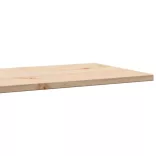 2 db tömör fenyőfa téglalap alakú asztallap 80 x 40 x 1,7 cm