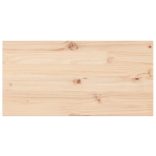 2 db tömör fenyőfa téglalap alakú asztallap 90 x 45 x 1,7 cm