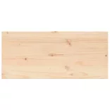 tömör fenyőfa téglalap alakú asztallap 100 x 50 x 1,7 cm