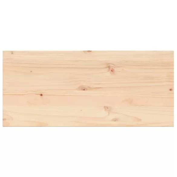 tömör fenyőfa téglalap alakú asztallap 100 x 50 x 1,7 cm