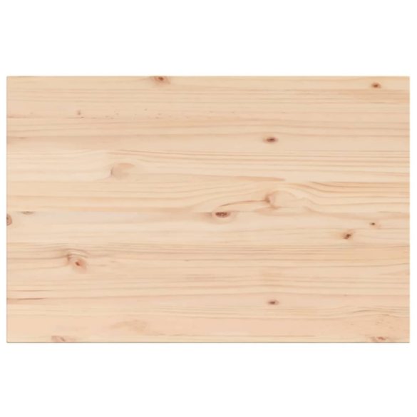 3 db tömör fenyőfa téglalap alakú asztallap 80 x 53 x 1,7 cm