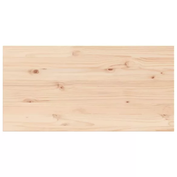 4 db tömör fenyőfa téglalap alakú asztallap 100 x 50 x 1,7 cm