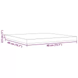 tömör fenyőfa négyzet alakú asztallap 40 x 40 x 2,5 cm