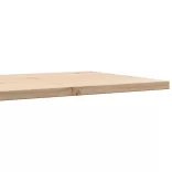 tömör fenyőfa téglalap alakú asztallap 80 x 50 x 2,5 cm