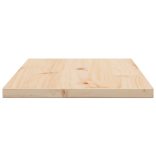 2 db tömör fenyőfa téglalap alakú asztallap 80 x 40 x 2,5 cm