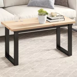 tömör fenyőfa téglalap alakú asztallap 90 x 40 x 2,5 cm