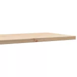 tömör fenyőfa téglalap alakú asztallap 90 x 40 x 2,5 cm