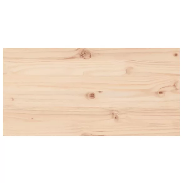 2 db tömör fenyőfa téglalap alakú asztallap 90 x 45 x 2,5 cm