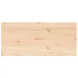 tömör fenyőfa téglalap alakú asztallap 100 x 50 x 2,5 cm