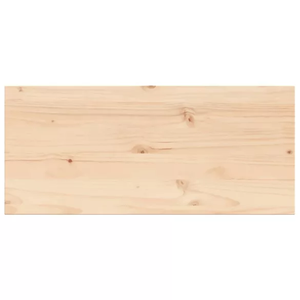 tömör fenyőfa téglalap alakú asztallap 100 x 50 x 2,5 cm