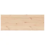 tömör fenyőfa téglalap alakú asztallap 110 x 40 x 2,5 cm
