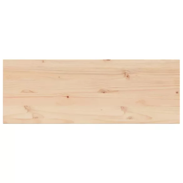 tömör fenyőfa téglalap alakú asztallap 110 x 40 x 2,5 cm