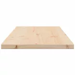 tömör fenyőfa téglalap alakú asztallap 110 x 40 x 2,5 cm