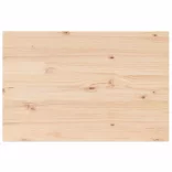 3 db tömör fenyőfa téglalap alakú asztallap 80 x 53 x 2,5 cm