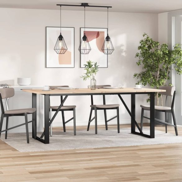 4 db tömör fenyőfa téglalap alakú asztallap 100 x 50 x 2,5 cm