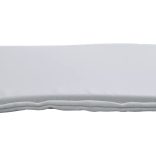 2 db világosszürke négyzet alakú kerti ülőpárna 45 x 45 x 2 cm