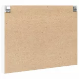 fehér szerelt fa vitrinszekrény 100 x 8,5 x 75 cm