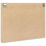 sonoma tölgy színű szerelt fa vitrinszekrény 100 x 8,5 x 75 cm