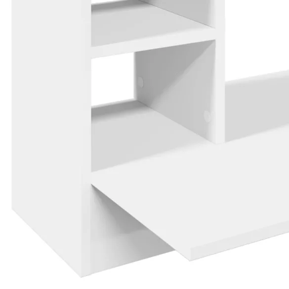 fehér szerelt fa falra szerelhető íróasztal 105 x 48 x 75 cm