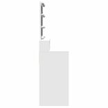 fehér fésülködőasztal LED-del 80 x 41 x 144,5 cm