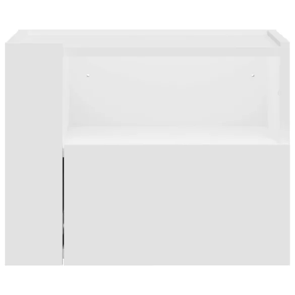 fehér falra szerelhető éjjeliszekrény 45 x 30 x 35 cm