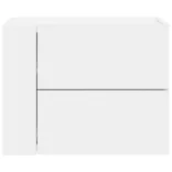 fehér falra szerelhető éjjeliszekrény 45 x 30 x 35 cm