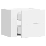 fehér falra szerelhető éjjeliszekrény 45 x 30 x 35 cm