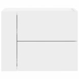 2 db fehér falra szerelhető éjjeliszekrény 45 x 30 x 35 cm