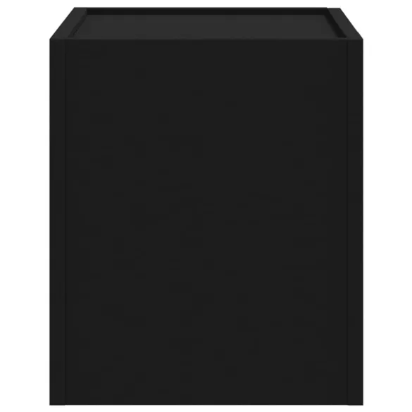 2 db fekete falra szerelhető éjjeliszekrény 45 x 30 x 35 cm