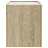 sonoma tölgy színű falra szerelhető éjjeliszekrény 45x30x35 cm