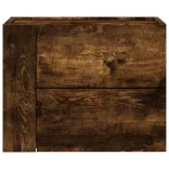 2db füstös tölgy színű fali éjjeliszekrény 45 x 30 x 35 cm