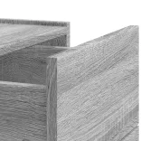 szürke sonoma színű falra szerelhető éjjeliszekrény 45x30x35 cm